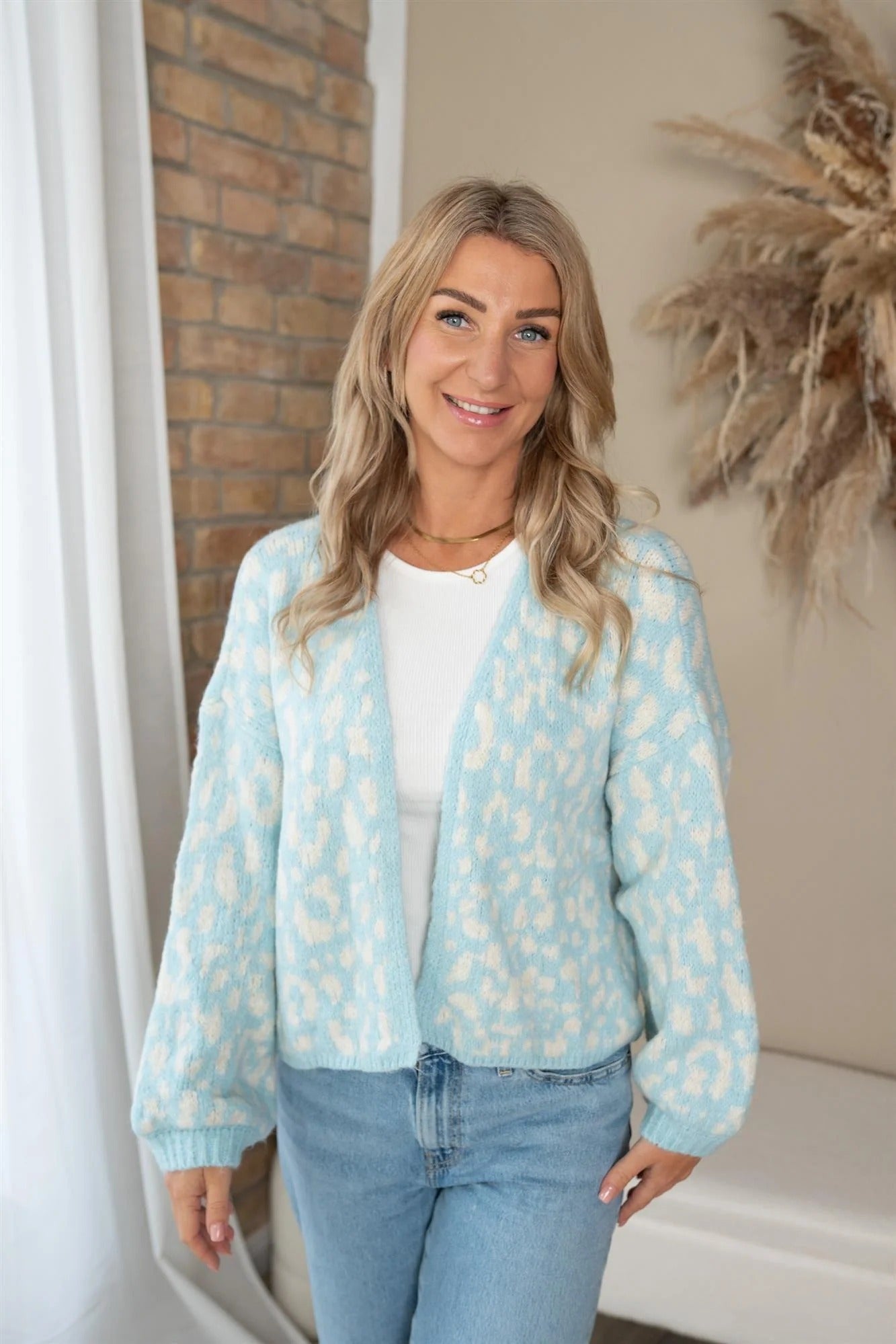 Cardigan kurz Leomuster